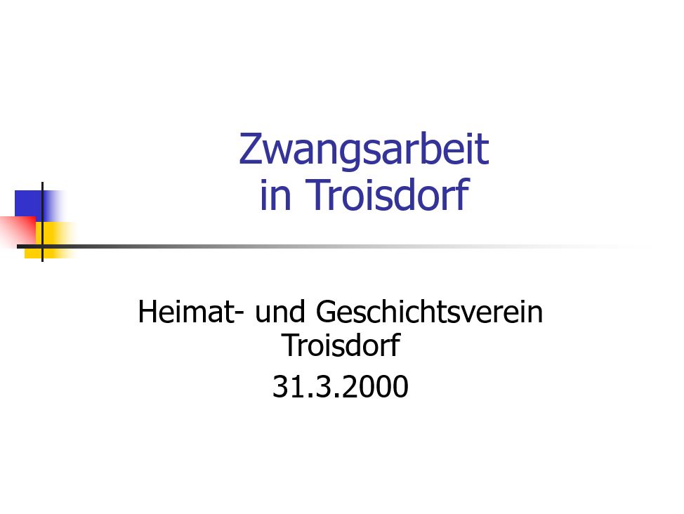 zwangsarbeit